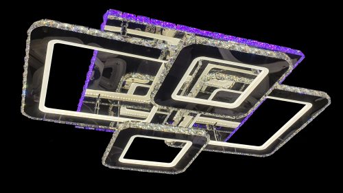 Хрустальная светодиодная люстра Square Mini 2+2