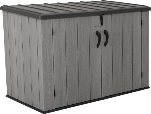 Высокопрочный уличный шкаф  LifeTime WoodLook 2400 л