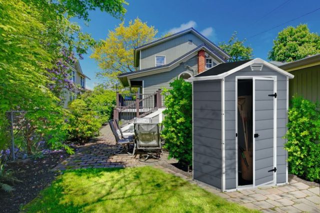 Сарай KETER Manor 4x3 серый — изображение 4