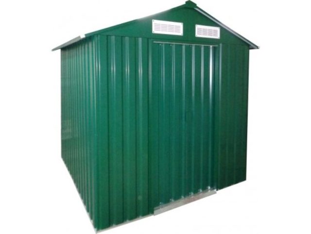 Металлический сарай GreenStorage Арчер B зелёный — изображение 2