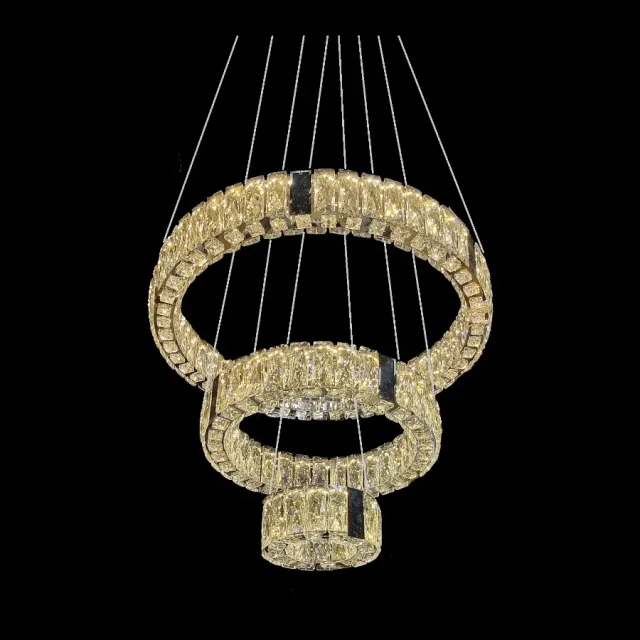 Подвесная хрустальная люстра Cable Ring