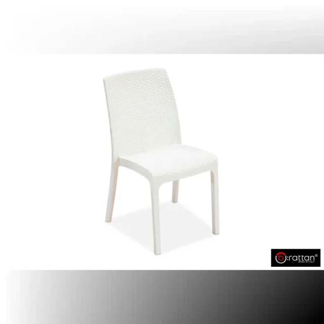 Стул B:rattan VIRGINIA без подлокотников, белый